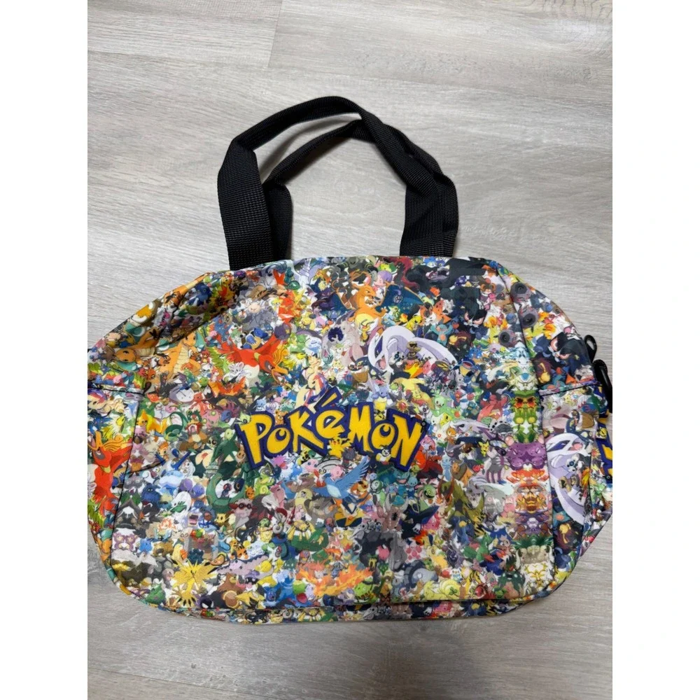 Pokemon Kids Backpack Lunch Bag Pencil Case 3-Piece Set Allover Character Print